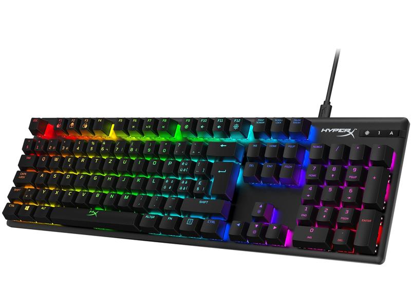 HyperX Gaming-Tastatur Alloy Origins RGB Schwarz