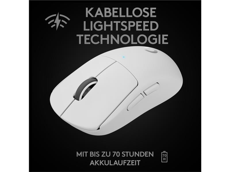 Logitech Gaming-Maus Pro X Superlight Weiss