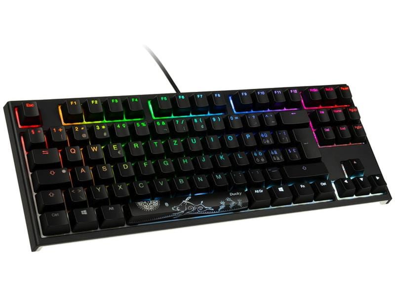 Ducky Gaming-Tastatur One 2 RGB TKL Cherry MX Blue Switches