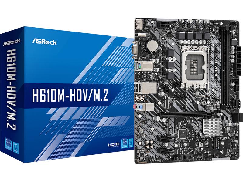 ASRock Carte mère H610M-HDV/M.2