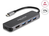 Delock Dockingstation 3x 3.1 Typ-A + 1x HDMI 4K, PD