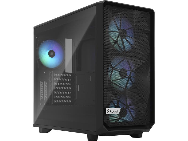 Fractal Design Boîtier d’ordinateur Meshify 2 RGB TG Light Tint Noir