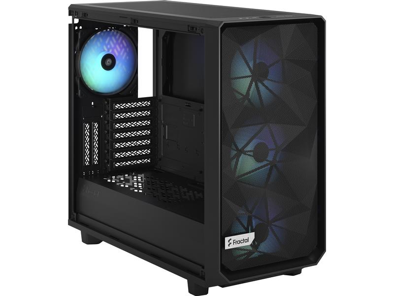 Fractal Design Boîtier d’ordinateur Meshify 2 RGB TG Light Tint Noir