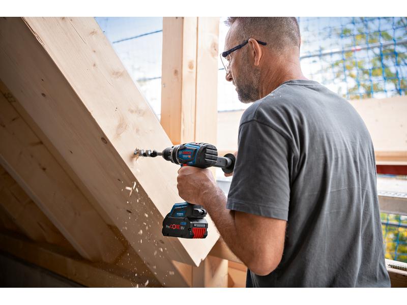 Bosch Professional Perceuses à percussion sans fil GSB 18V-150 C Biturbo 2x 8Ah