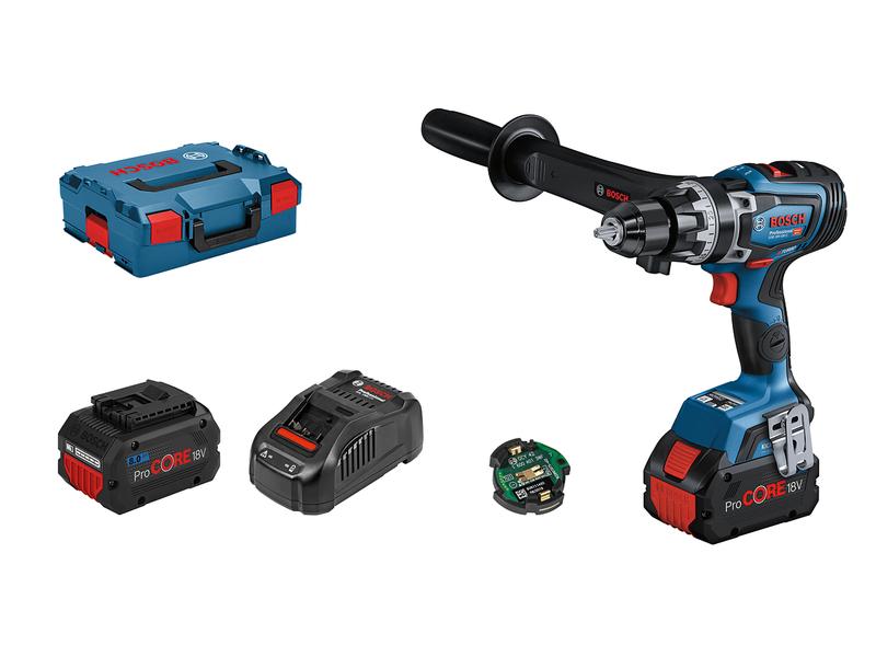 Bosch Professional Perceuses à percussion sans fil GSB 18V-150 C Biturbo 2x 8Ah