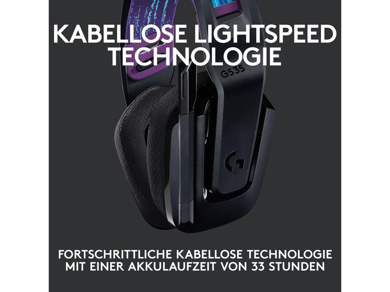 Logitech Headset G535 Lightspeed Schwarz