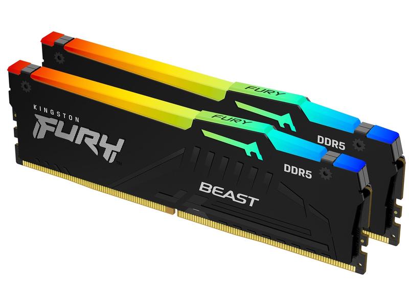 Kingston DDR5-RAM FURY Beast RGB 5600 MHz 2x 32 GB