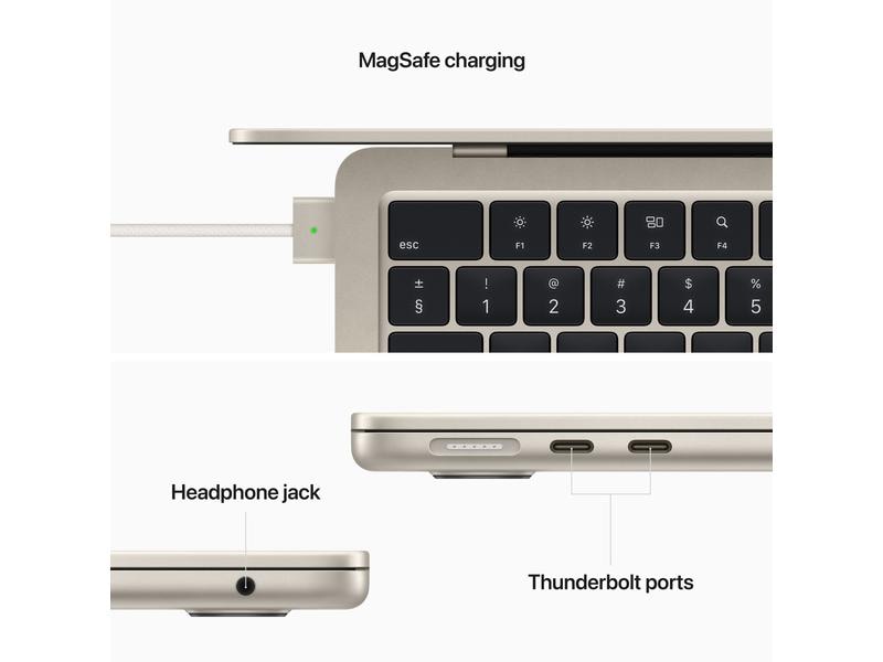 Apple MacBook Air 13" 2022 M2 8C GPU / 256 Go / 16 Go étoile polaire