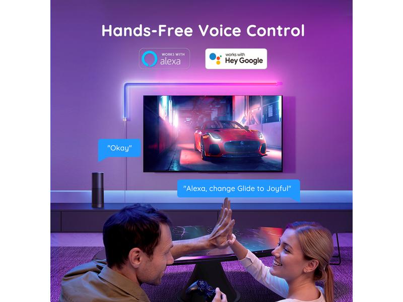 Govee Lampe murale Glide, 6+1, 1.8 m, RGBIC