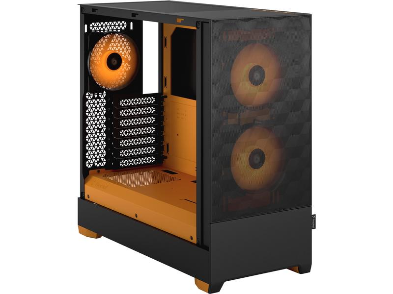 Fractal Design Boîtier d’ordinateur Pop Air RGB TG Orange