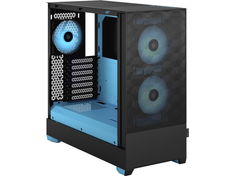 Fractal Design Boîtier d’ordinateur Pop Air RGB TG Cyan