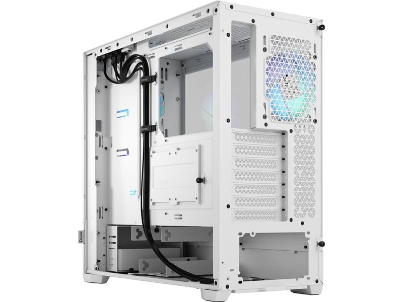 Fractal Design Pop Air RGB White TG Clear Tint - weiss
