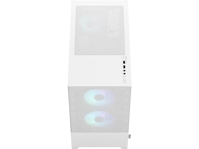 Fractal Design PC-Gehäuse Pop Mini Air RGB TG Weiss