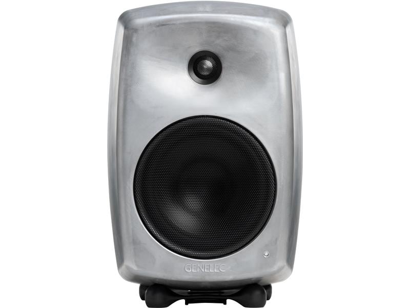 Genelec Enceinte d’étagère G Four – 90 watts, aluminium brut