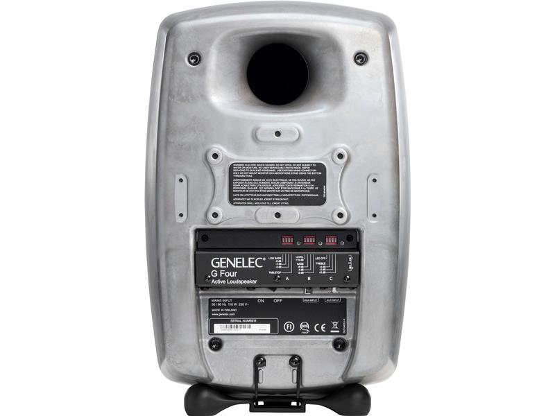 Genelec Regallautsprecher G Four – 90 Watt, Aluminium Raw