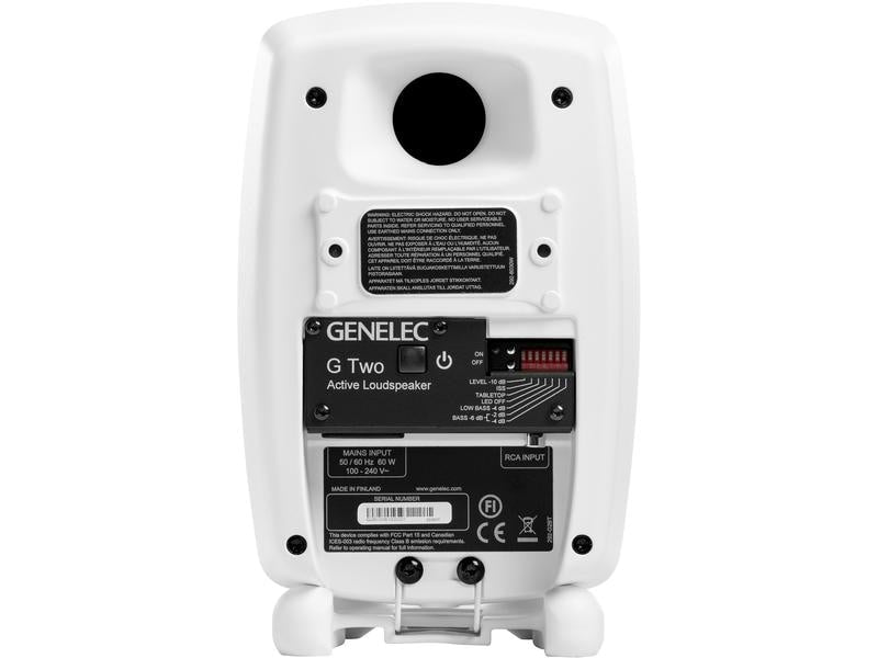 Genelec Enceinte d’étagère G Two – 50 watts, Blanc