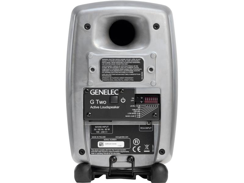 Genelec Regallautsprecher G Two – 50 Watt, Aluminium Raw