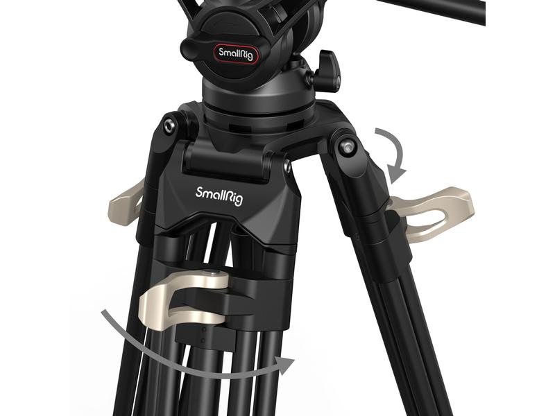 Smallrig Trépied Heavy-Duty Fluid Head AD-01