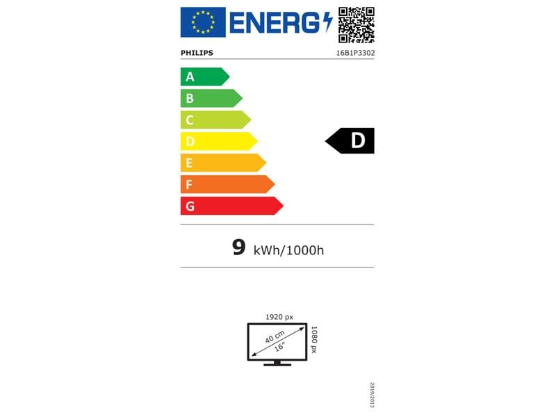 Philips Moniteur 16B1P3302