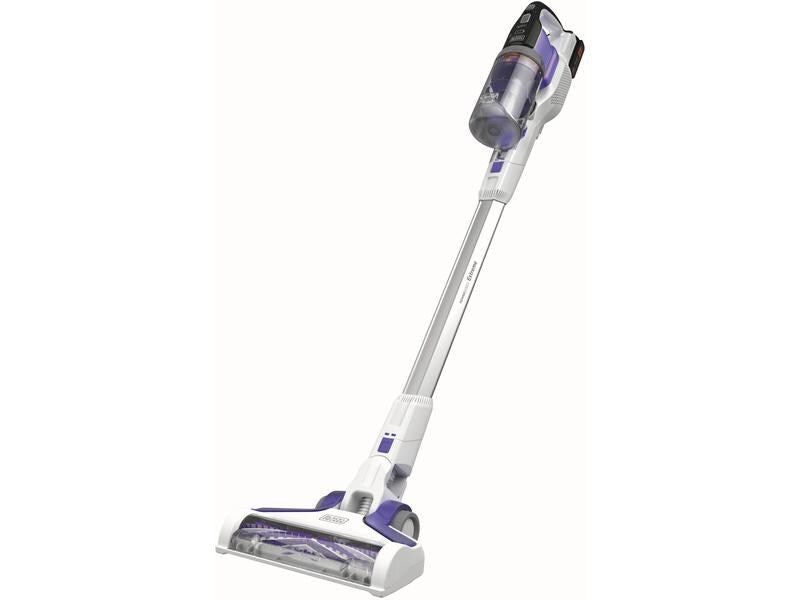 BLACK+DECKER Aspirateur à main/manche sans fil Pet 4 in 1 Violet/Blanc