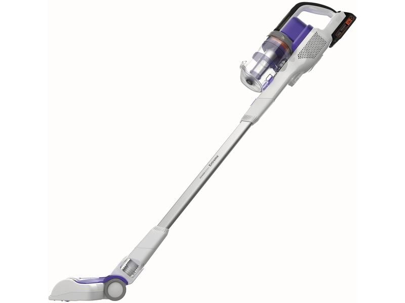 BLACK+DECKER Aspirateur à main/manche sans fil Pet 4 in 1 Violet/Blanc