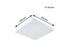 Paulmann Plafonnier LED Panel Velora Rainbow, 13.2 W, RGBW, blanc