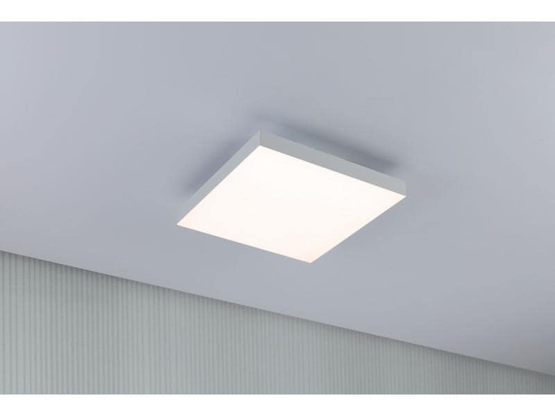 Paulmann Plafonnier LED Panel Velora Rainbow, 13.2 W, RGBW, blanc