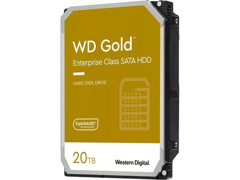 Western Digital Disque dur WD Gold 20 TB 3.5"