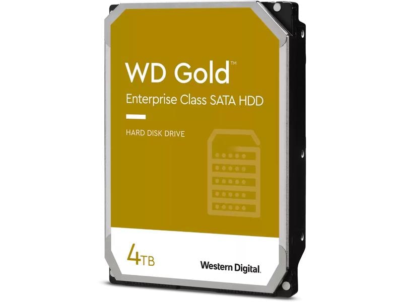 Western Digital Harddisk WD Gold 4 TB 3.5"