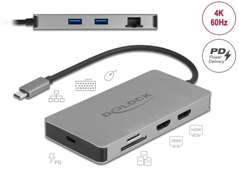 Delock Station d'accueil USB Type-C 87004