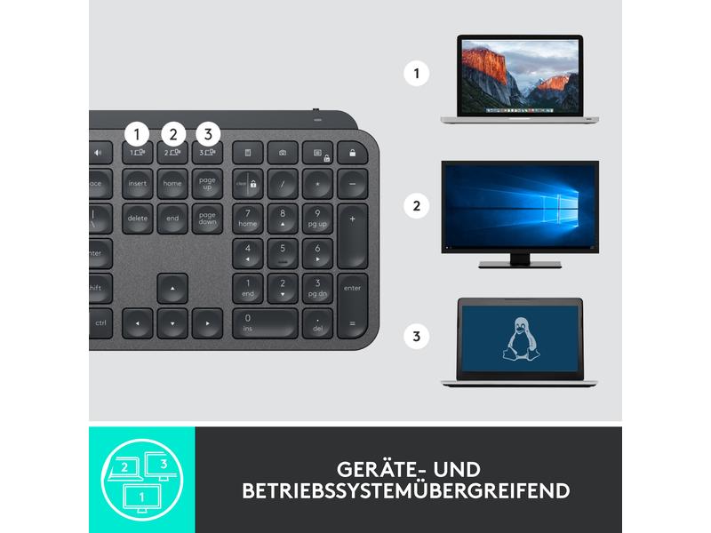 Logitech Tastatur Mx Keys for Business