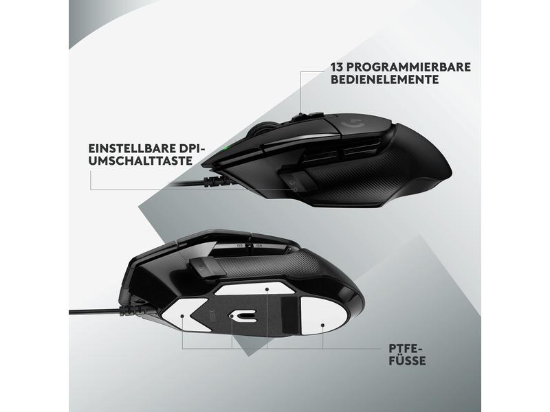 Logitech Souris de gaming G502 X Noir