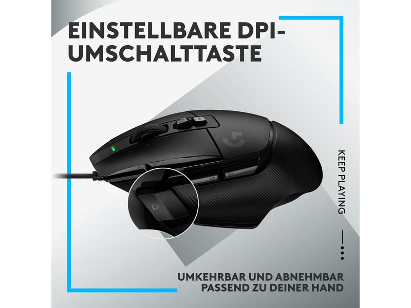 Logitech Gaming-Maus G502 X Schwarz