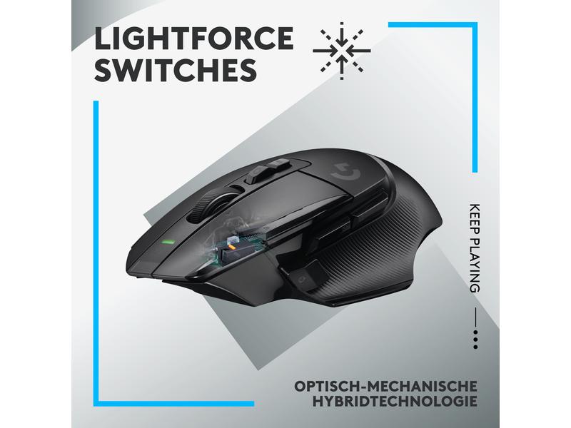 Logitech Gaming-Maus G502 X Lightspeed Schwarz