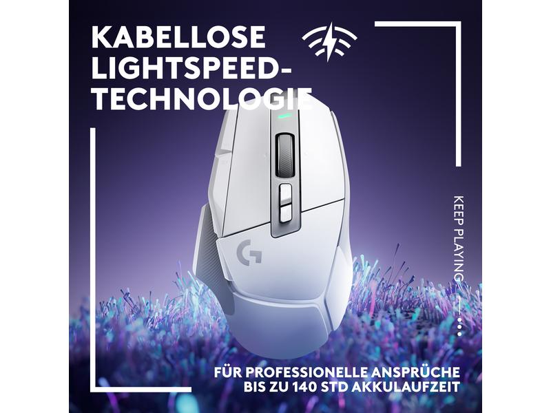 Logitech Souris de gaming G502 X Lightspeed Blanc