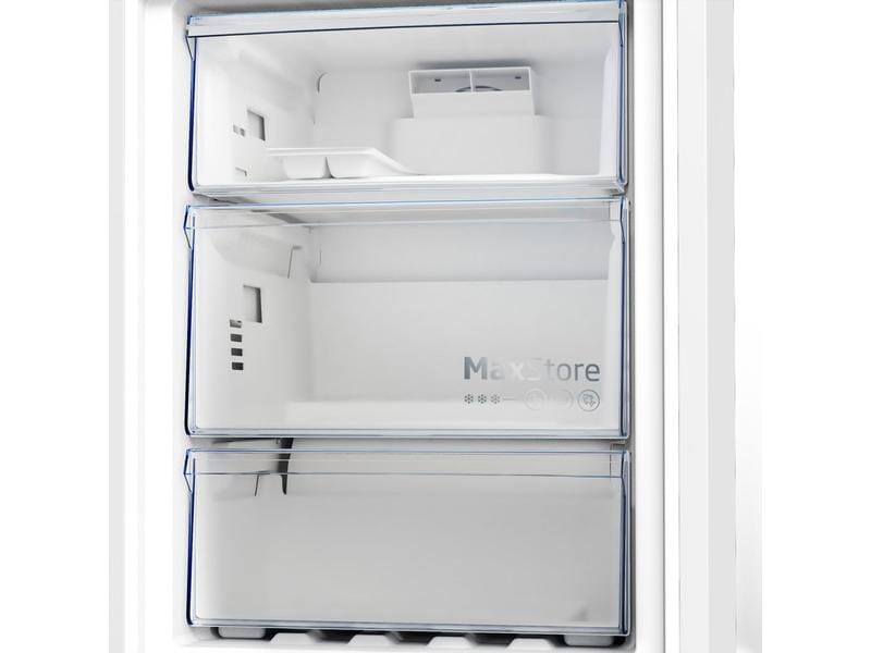 Beko Réfrigérateur congélateur KG510 Gris, Droite, Changeable