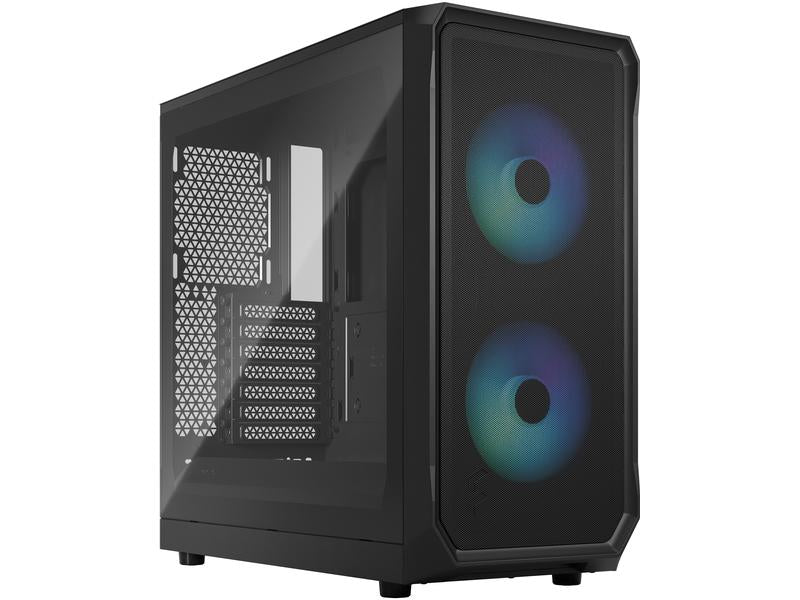 Fractal Design Boîtier d’ordinateur Focus 2 RGB TG Clear Tint Noir