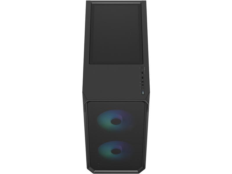 Fractal Design Boîtier d’ordinateur Focus 2 RGB TG Clear Tint Noir