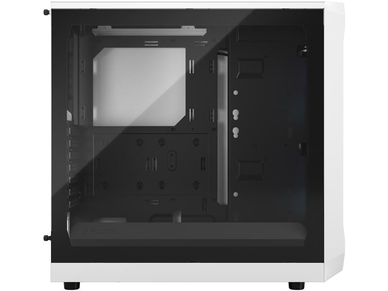 Fractal Design PC-Gehäuse Focus 2 RGB TG Clear Tint Weiss