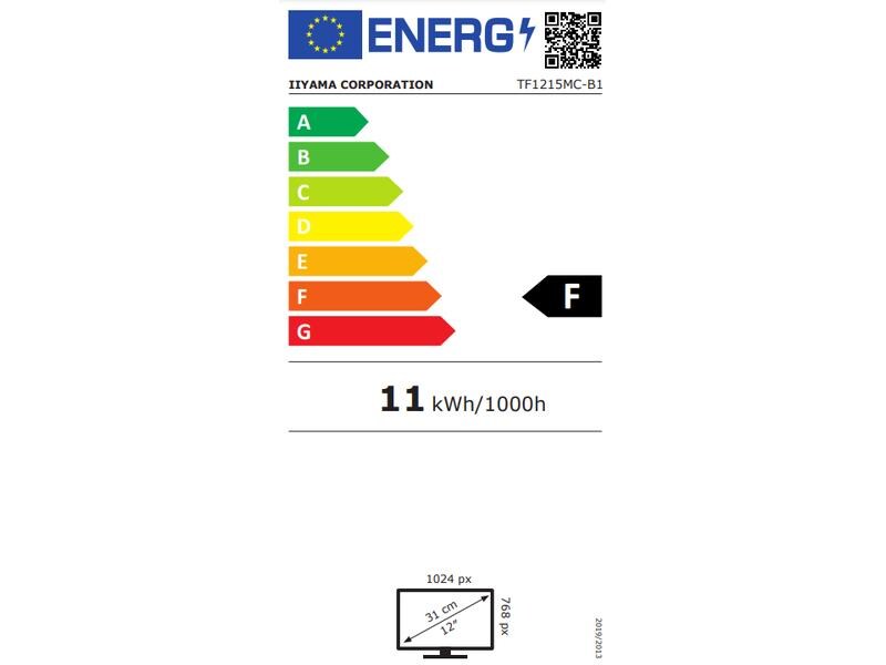 iiyama Moniteur ProLite TF1215MC-B1