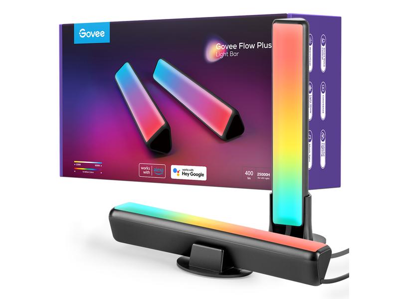 Govee Lichtbalken Flow Plus, RGBICWW, WiFi + Bluetooth