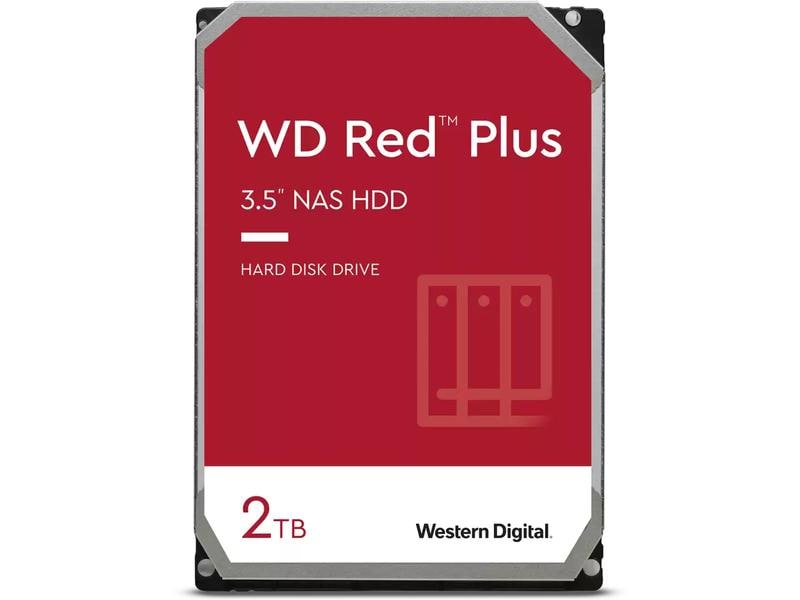 Western Digital Disque dur WD Red Plus 3.5" SATA 2 TB