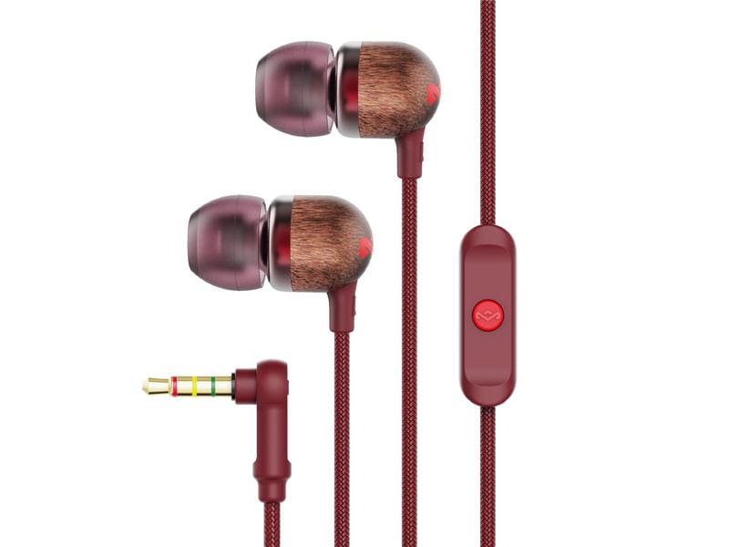 House of Marley In-Ear-Kopfhörer Smile Jamaica Rotbraun