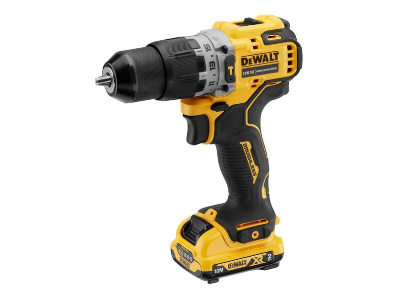 DeWalt Perceuses à percussion sans fil 12 V, 2 x 2 Ah batterie, Kit