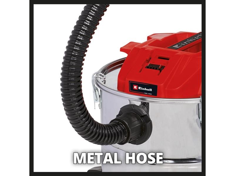 Einhell Aspirateur à cendres sans fil TE-AV 18/15 Li C-Solo