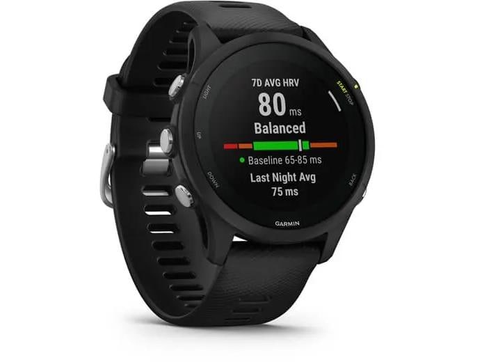 GARMIN Montre de sport GPS Forerunner 255 Music Noir/Noir