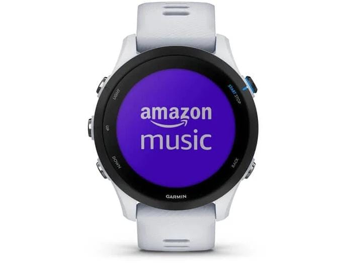 GARMIN Montre de sport GPS Forerunner 255 Music Blanc/Blanc