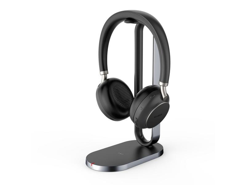 Yealink Headset BH76 UC Schwarz, USB-C, mit Ladestation