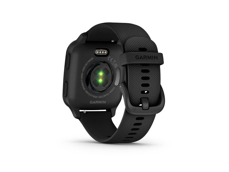 GARMIN Montre de sport GPS Venu Sq2 Music, Noir/gris ardoise