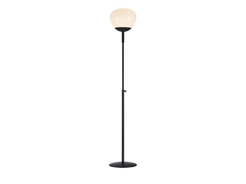 Markslöjd Lampe sur pied Rise, E27, max. 40W, noir/blanc